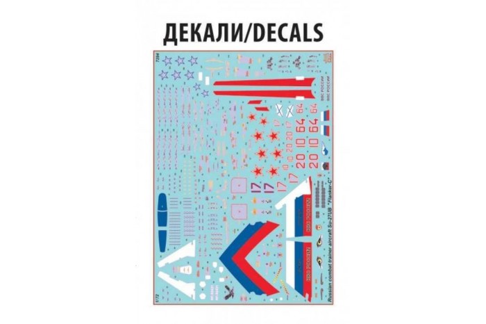 Model Kit letadlo 7294 - Sukhoi SU-27 UB "Flanker-C" (1:72)