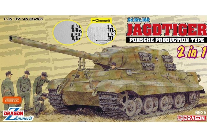 Jagdtiger Porsche Production (2 in 1) (1:35) - 6925