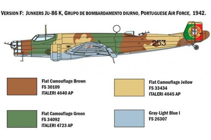 Model Kit letadlo 1391 - JU 86 E1/E2 (1:72)
