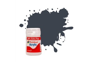 Humbrol barva akryl AB0032EP - No 32 Dark Grey Matt (+ 30% navíc zdarma)