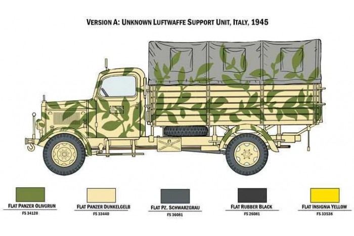 Model Kit military 6558 - Mercedes-Benz L3000 S (1:35)