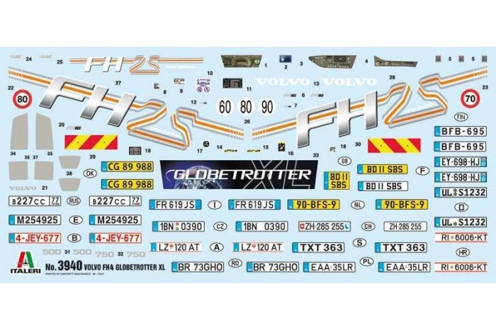 Model Kit truck 3940 - VOLVO FH4 GLOBETROTTER XL (1:24)