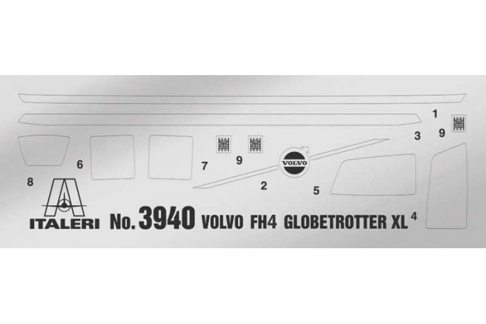 Model Kit truck 3940 - VOLVO FH4 GLOBETROTTER XL (1:24)