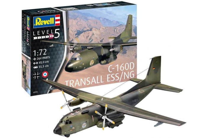 Plastic ModelKit letadlo 03916 - C-160 Transall "Eloka" (1:72)