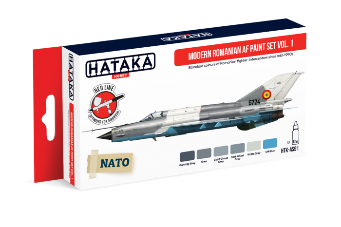 Moderné rumunskej letectvo (Modern Romanian AF paint set vol. 1) - AS091
