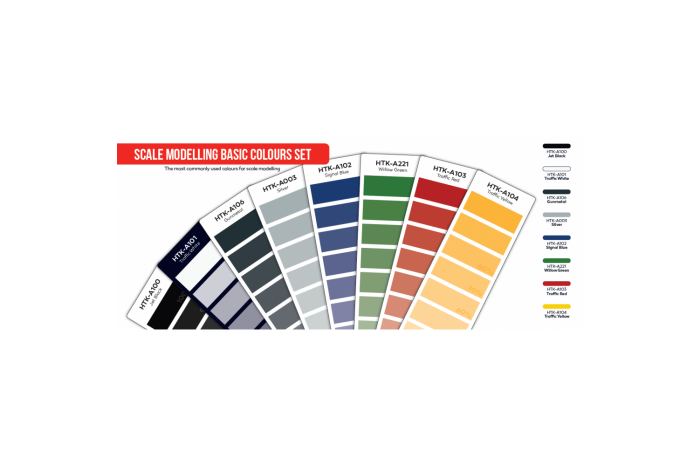 Základné modelárske farby - AS100E