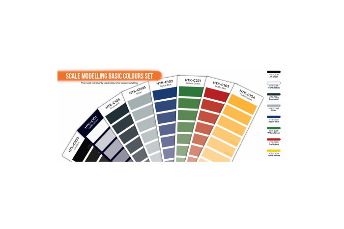 Základné modelárske farby - CS100