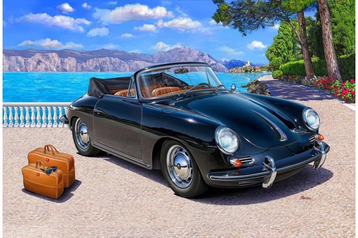Plastic ModelKit auto 07043 - Porsche 356 Cabriolet (1:16)