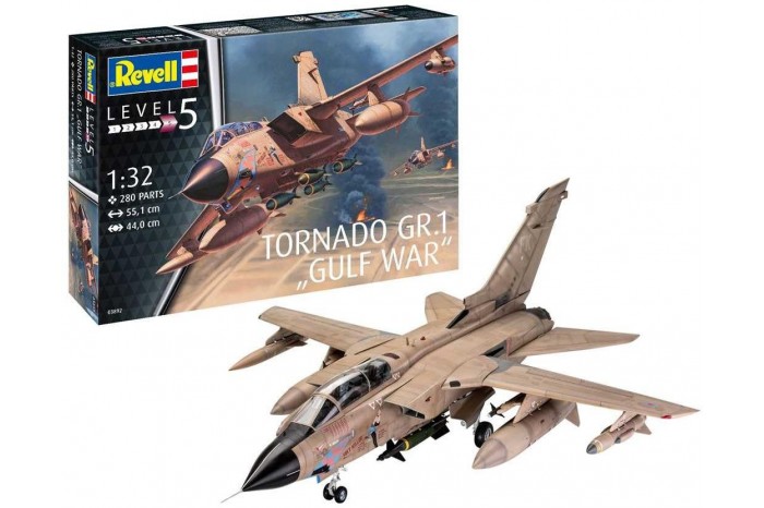 Plastic ModelKit letadlo 03892 - Tornado GR Mk. 1 RAF "Gulf War" (1:32)