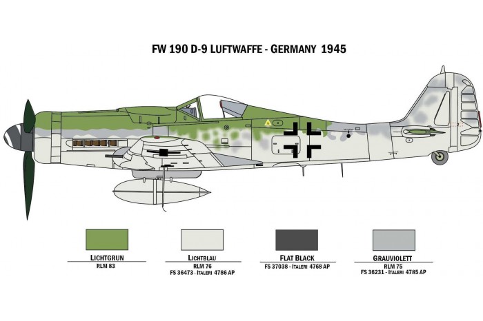 Model Kit War Thunder 35101 - BF109 F-4 and FW 190 D-9 (1:72)