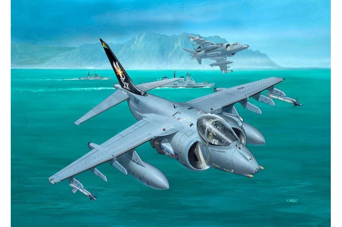 Plastic ModelKit letadlo 03887 - BAe Harrier GR.7 (1:144)