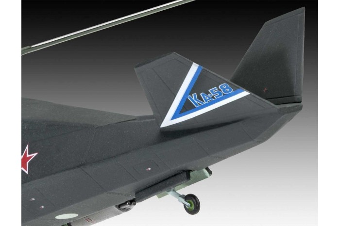 Plastic ModelKit vrtulník 03889 - Kamov Ka-58 Stealth (1:72)