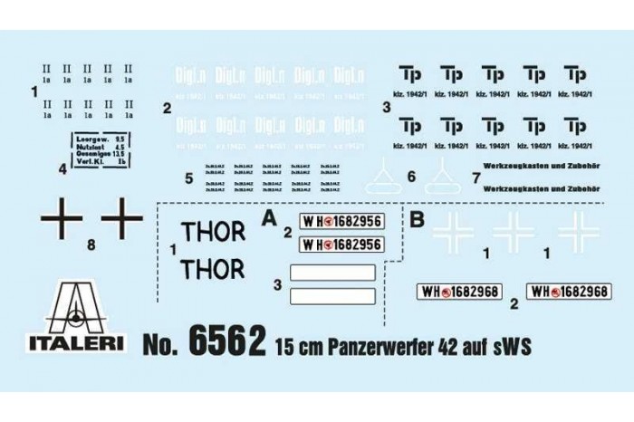 Model Kit military 6562 - 15 cm Panzerwerfer 42 auf sWS (1:35)