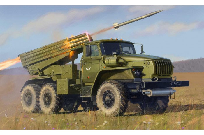 Model Kit military 3655 - BM-21 Grad Rocket Launcher (1:35)