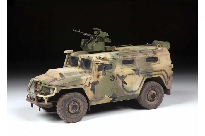 Model Kit military 3683 - GAZ Tiger w/Arbalet (1:35)