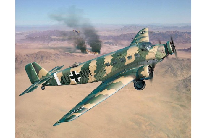 Plastic ModelKit letadlo 03918 - Junkers Ju52/3m Transport (1:48)