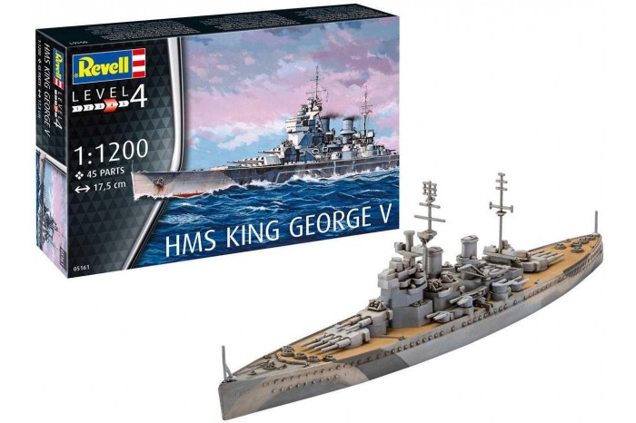 ModelSet loď 65161 - HMS King George V (1:1200)