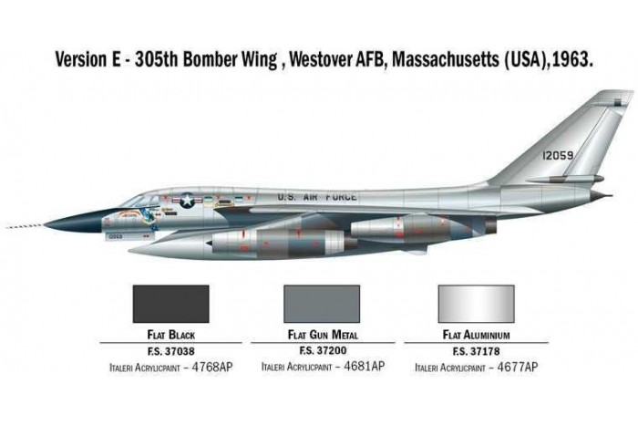 Model Kit letadlo 1142 - B-58 Hustler (1:72)