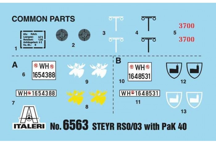 Model Kit military 6563 - RSO/03 with PAK 40 (1:35)