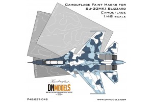 Mask set - Su-30MKI Blizzard Flanker (1:48) - 48/827-048