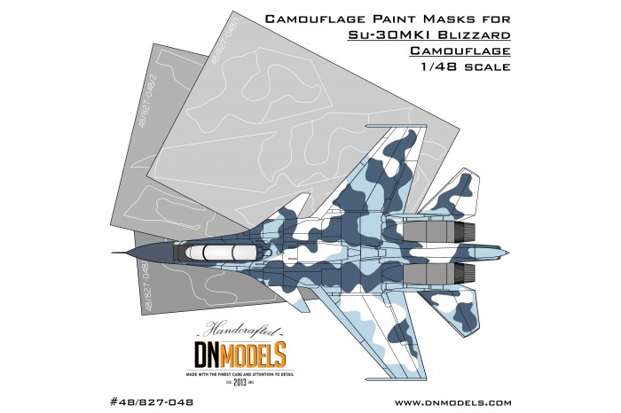 Mask set - Su-30MKI Blizzard Flanker (1:48) - 48/827-048