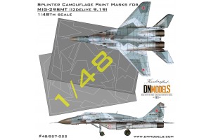 Mask set - MiG-29SMT (9-19) (1:48) - 48/827-022