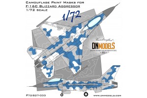 Mask set - F-16C Blizzard Aggressor  (1:72) - 72/827-033