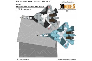 Mask set - Sukhoi PAK-FA T-50  (1:72) - 72/827-009