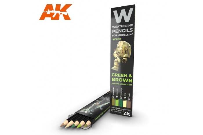 Green and brown: shading and effects set - AK10040