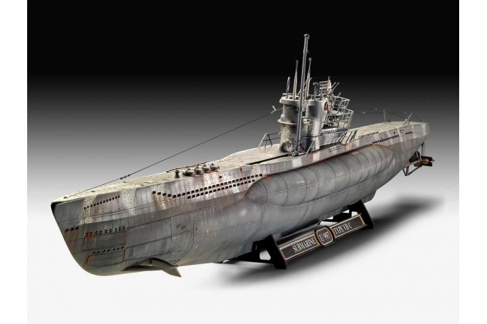 Plastic ModelKit ponorka Limited Edition 05163 - German Submarine Type VII C/41 (Platinum Edition) (1:72)