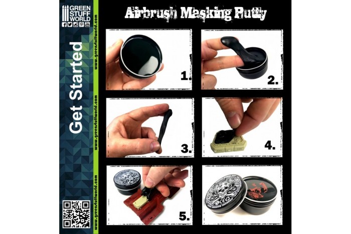 Airbrush Masking Putty