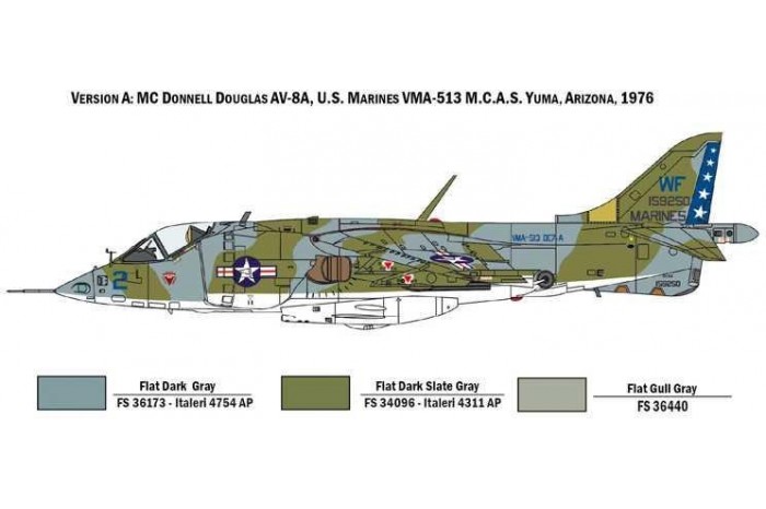 Model Kit letadlo 1410 - AV-8A HARRIER (1:72)