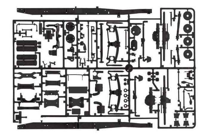 Model Kit truck 3943 - Mercedes-Benz 2238 6x4 (1:24)