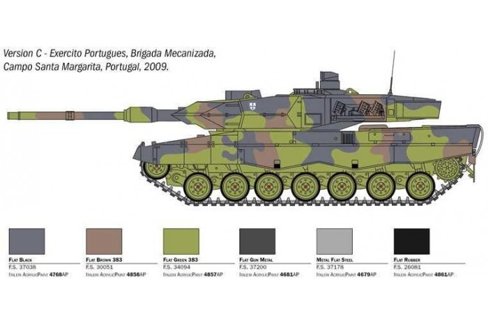 Model Kit tank 6567 - Leopard 2A6 (1:35)