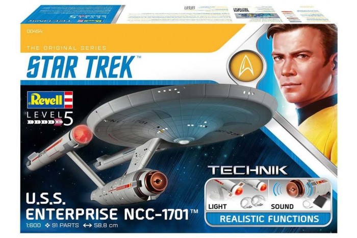 Plastic ModelKit TECHNIK Star Trek 00454 - USS Enterprise NCC-1701 (1:600)