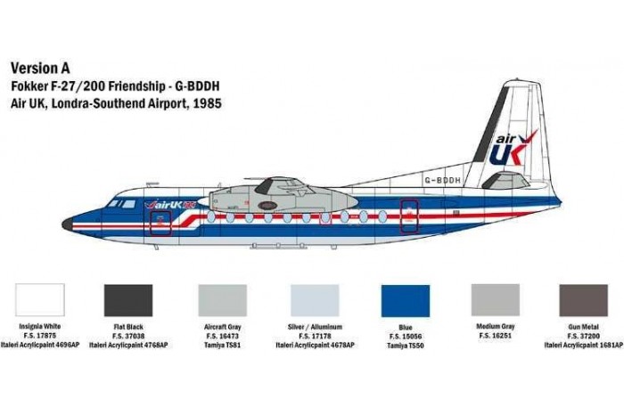 Model Kit letadlo 1430 - Fokker F 27  Friendship (1:72)