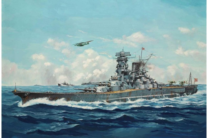 Plastic ModelKit loď 06822 - Musashi (1:1200)