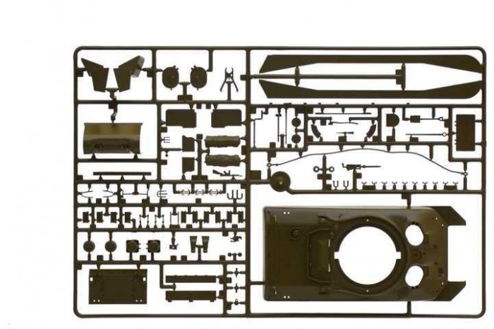 Model Kit tank 6568 - M4A1 Sherman with U.S. Infantry (1:35)