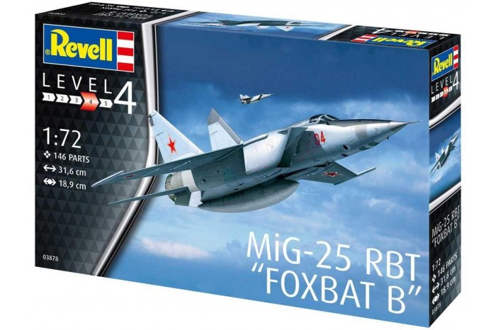 Plastic ModelKit letadlo 03878 - MiG-25 RBT (1:72)