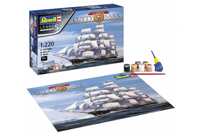 Gift-Set loď 05430 - Cutty Sark 150th Anniversary (1:220)