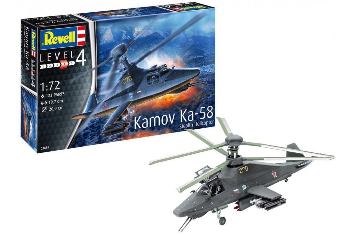 ModelSet vrtulník 63889 - Kamov Ka-58 Stealth (1:72)