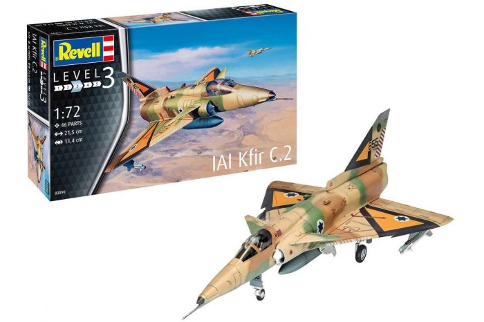 ModelSet letadlo 63890 - Kfir C-2 (1:72)