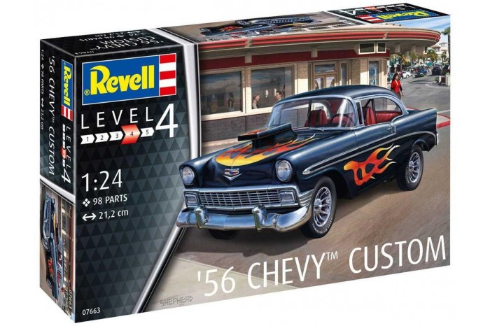 '56 Chevy Customs (1:24) - 67663