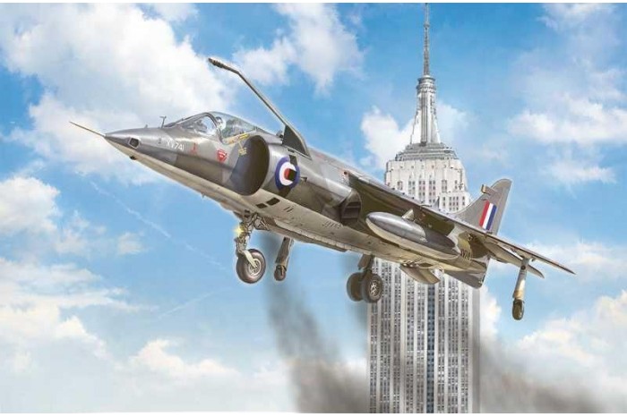 Model Kit letadlo 1435 - HARRIER GR.1 Transatlantic Air Race 50th Ann. (1:72)