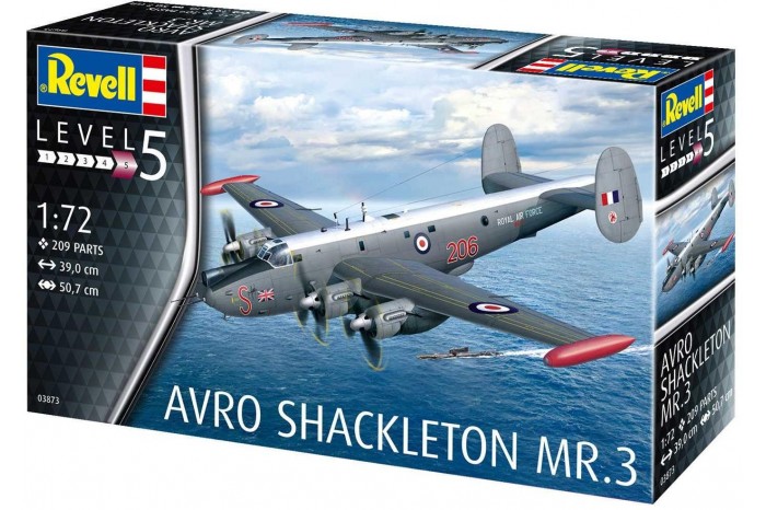 Plastic ModelKit letadlo 03873 - Avro Shackleton Mk.3 (1:72)