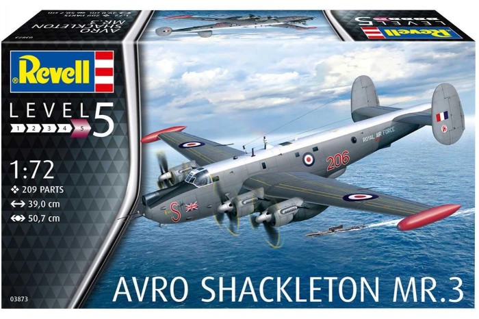 Plastic ModelKit letadlo 03873 - Avro Shackleton Mk.3 (1:72)