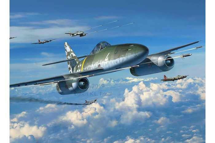 Plastic ModelKit letadlo 03875 - Me262 A-1 Jetfighter (1:32)