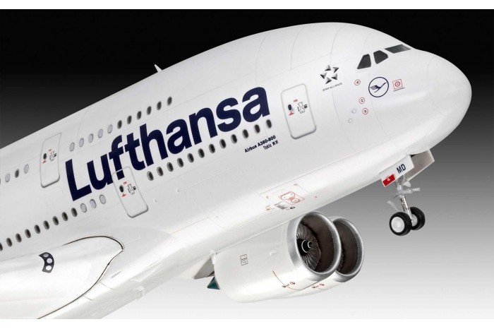 Plastic ModelKit letadlo 03872 - Airbus A380-800 Lufthansa New Livery (1:144)