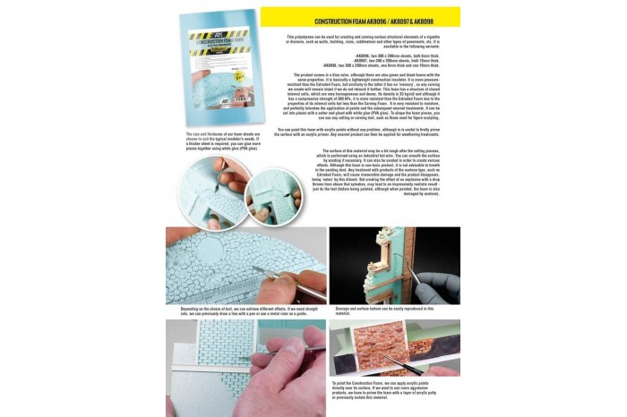 Konstrukční pěna (Construction foam) - 10mm - 8094