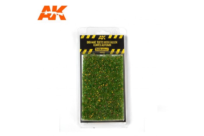 Jesenná tráva sa popadaným lístím (Tufts with Fallen Leaves Autumn) - 8140